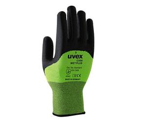 Uvex C500 Wet Plus Work Gloves - 1 Pair of Cut Protection Gloves - 08/M 08/M