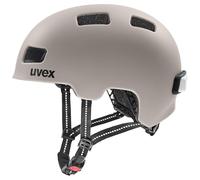 uvex city 4 - lightweight bike helmet for men and women - individual fit - washable interior - warm grey matt - 51-55 cm