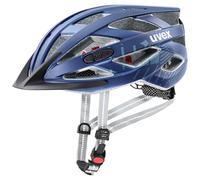 uvex city i-vo - lightweight city helmet for women and men - individually adjustable fit - includes LED light - deep space matt - 56-60 cm