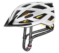 uvex City i-vo MIPS - Lightweight City Bike Helmet for Men & Women - MIPS System - incl. LED Light - all White Matt - 56-60 cm