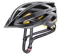 uvex City i-vo MIPS - Lightweight City Bike Helmet for Men & Women - MIPS System - incl. LED Light - Titan Matt - 56-60 cm