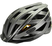 uvex City i-vo MIPS - Lightweight City Bike Helmet for Men & Women - MIPS System - incl. LED Light - Titan Matt - 52-57 cm