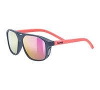 uvex cosmic - sports glasses for kids - 100% UVA-, B, C protection - contrast enhancing - blue-red matt/mir.purple - one size