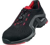 uvex Damen 1 x-tended Support Safety Shoes - S1 SRC, Red/Black - Size 4