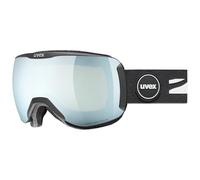 Uvex Downhill 2100 Cv - Ski Goggles For Adults - Filter Category 2 - Contrast Enhancing - Black Sl/Whit-Gree - One Size