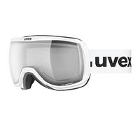 Uvex Downhill 2100 VP X - Ski Goggle for Men and Women - Self-Tinting Lenses - Polarized Lenses - White/Vario-Pola - One Size