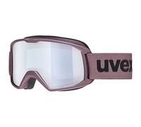 uvex Element FM - Ski Goggle for Men and Women - Extended Field of Vision & Anti-Fog Coating - Optimal Frame Ventilation - Antique Rose Matt/Silver-Blue - One Size