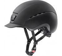 uvex Elexxion - Sturdy Riding Helmet for Men and Women - Individual Fit - Optimized Ventilation - Black Matt-Black Matt - 54-55 cm