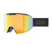 Uvex Evidnt Attract S Woman Ski Goggles Black Mirror Rainbow Contrastview Green Clear/CAT3+Yellow Clear/CAT1 Women