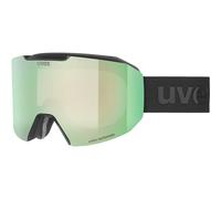 Uvex Evidnt Attract Woman Ski Goggles Black Mirror Green Variomatic Clear/CAT1-3+Contrastview Yellow Clear/CAT1 Women