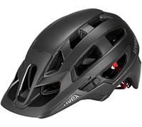 uvex finale 2.0 - safe MTB helmet for women and men - individually adjustable fit - expandable with LED light - black matt - 52-57 cm