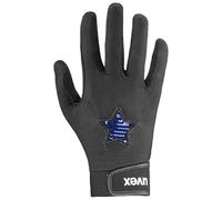 uvex Glamstar - Flexible Riding Gloves for Kids - Durable - Excellent Grip - Black-Blue - 5