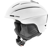 uvex gravitate ski helmet for adults, white matt, 55-59