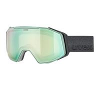 Uvex Gravity Fm - Ski Goggles For Adults - Filter Category 2 - Contrast Enhancing - Oxid Matt Dl/Opal-Orang - One Size