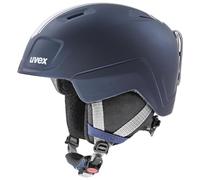 uvex Heyya Pro - Ski Helmet for Kids - Individual Fit - Optimized Ventilation - Race Midnight - Silver Matt - 51-55 cm
