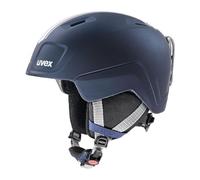 uvex Heyya Pro - Ski Helmet for Kids - Individual Fit - Optimized Ventilation - Race Midnight - Silver Matt - 54-58 cm