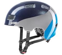 uvex hlmt 4 - lightweight bicycle helmet for children - individually adjustable fit - washable inner padding - deep space - blue - 55-58 cm