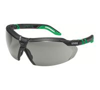 uvex i-5 safety glasses black/green max security comfort