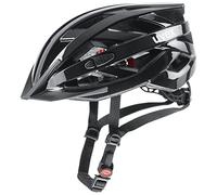 uvex i-vo 3D - Lightweight All-Round Bike Helmet for Men & Women - Individual Fit - Upgradeable with an LED Light - Black - 52-57 cm