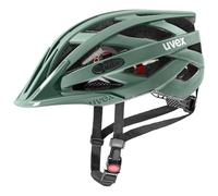 uvex i-vo cc - lightweight all-round helmet for women and men - individually adjustable fit - expandable with LED light - moss green matt - 56-60 cm