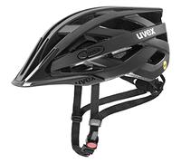uvex i-vo cc MIPS - lightweight all-round helmet for women and men - MIPS system - expandable with LED light - all black - 52-57 cm