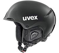 uvex Jakk+ IAS - Ski Helmet for Men and Women - Individual Fit - Optimized Ventilation - Black Matt - 59-62 cm