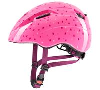 uvex Kid 2 - Lightweight Kids Bike Helmet for Children - Individual Fit - Upgradeable with an LED Light - Pink Confetti - 46-52 cm