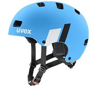 uvex Kid 3 cc - Sturdy Kids Bike Helmet for Children - Individual Fit - Optimized Ventilation - Blue-White Matt - 51-55 cm