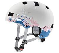 uvex Kid 3 cc - Sturdy Kids Bike Helmet for Children - Individual Fit - Optimized Ventilation - Grey - Grapefruit Matt - 51-55 cm