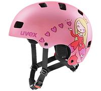 uvex Kid 3 cc - Sturdy Kids Bike Helmet for Children - Individual Fit - Optimized Ventilation - Pink Matt - 55-58 cm