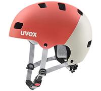 uvex kid 3 cc - sturdy kids bike helmet - individual fit - optimized ventilation - Grapefruit - Sand Matt - 51-55 cm