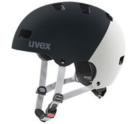 Uvex Kid 3 CC Youth Unisex Bicycle Helmet, Black/Rhino, 55-58 cm