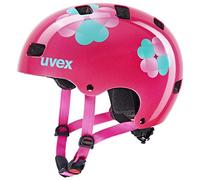 uvex Kid 3 - Sturdy Kids Bike Helmet for Children - Individual Fit - Optimized Ventilation - Pink flower - 55-58 cm