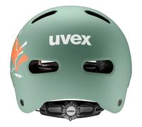 Uvex Kid 4 Style Junior Helmet 55-58 cm Bam Moss Green / Papaya Matt