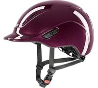 uvex Kidoxx Kids Lightweight Riding Helmet Individual Adjustment Optimal Ventilation Burgundy Shiny 3XS-XS