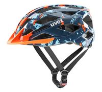 Uvex - Kid's Air Wing 2 - Bike helmet size 52-57 cm, papaya /blue