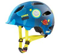 uvex Oyo Style - Lightweight Kids Bike Helmet for Children - Individual Fit - Upgradeable with an LED Light - Deep Space Matt - 50-54 cm