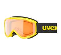 Uvex Speedy Nova - Ski Goggles For Kids - Filter Category 2 - Contrast Enhancing - Yellow Sl/Lasergold - One Size