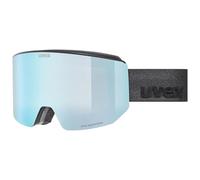 Uvex Lace Attract - Ski Goggles For Adults - Filter Category 3 - Contrast Enhancing - Black Dl/Fm Ice-Green - One Size