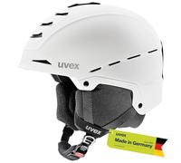 uvex Legend 2.0 - Ski Helmet for Men and Women - Individual Fit - Optimized Ventilation - White-Black Matt - 59-62 cm