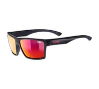 Uvex LGL 29 Sunglasses - Black / Mirror Red