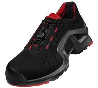 Uvex low shoe 85192 S1P size 40 PU W11 Unisex Adults 1 x-tended support S1 SRC W11 low shoe, Nero, Rosso, 6 UK