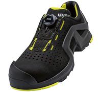 Uvex Men's 1 X-tended Support Fire Safety Shoes, Lime Black, 41 EU