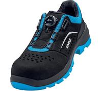 Uvex Men's 2 Xenova 9558 9558244 Safety Shoes S1P Size: 44 Black/Blue Pack of 1 EU