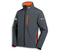 Uvex Metal Mens-Work Jacket - Dark Grey-Orange Mens-Softshell Jacket - Breathable - Wind & Water-Proof L