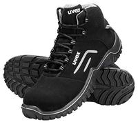 Uvex Motion Style - S2 Work Shoes - Trainers with Steel Toe Cap - for Women and Men Black