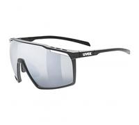 Uvex mtn Perform - Sports Sunglasses for Men and Women - Anti-Fog Technology - Comfortable & Non-Slip - Black Matt/Silver - One Size