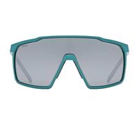 Uvex Mtn Perform S Sunglasses Supervision Mirror Silver/CAT3 Teal Matt
