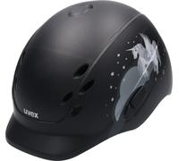 UVEX ONYXX UNICORN children's riding helmet black-white 49-54cm