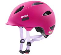 uvex oyo - Lightweight Kids Bike Helmet for Children - Individual Fit - Upgradeable with an LED Light - Berry - Purple Matt - 45-50 cm